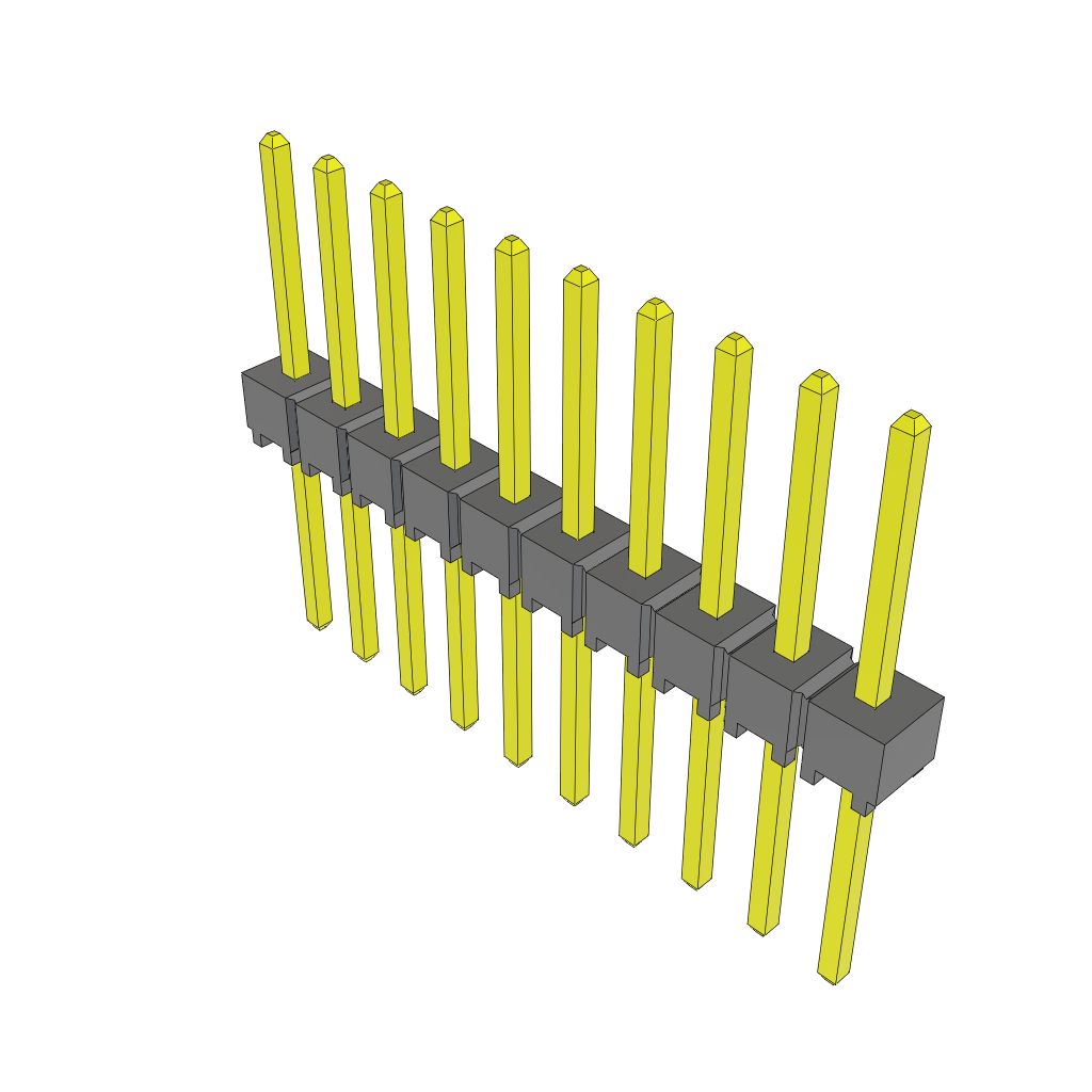 Headers & Wire Housings HTSW-110-16-G-S by Samtec
