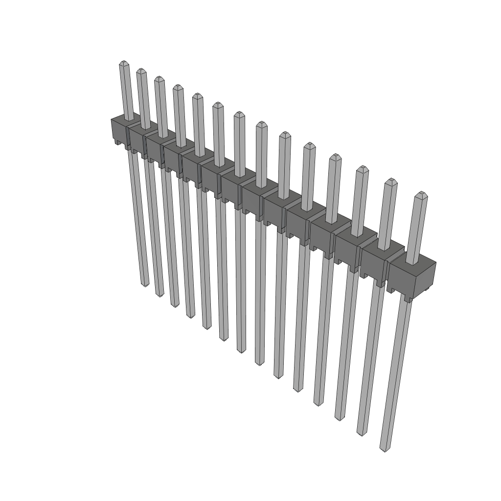 Headers & Wire Housings HTSW-114-12-T-S by Samtec