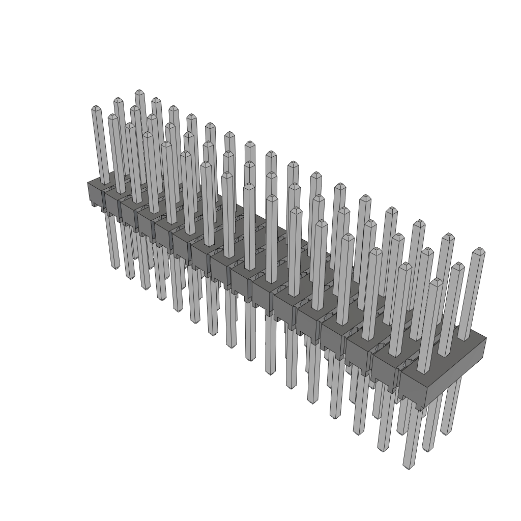 Headers & Wire Housings HTSW-116-16-T-T by Samtec