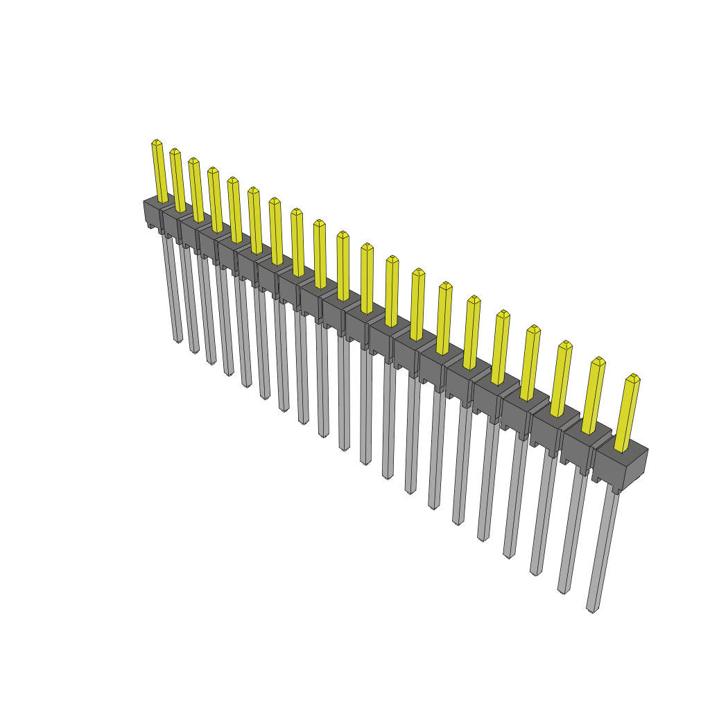Headers & Wire Housings HTSW-120-10-S-S by Samtec