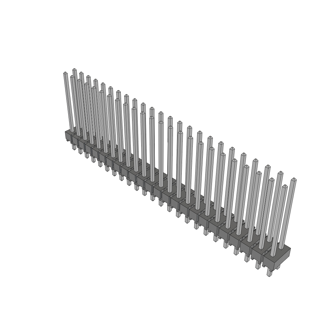 Headers & Wire Housings HTSW-124-17-T-D by Samtec