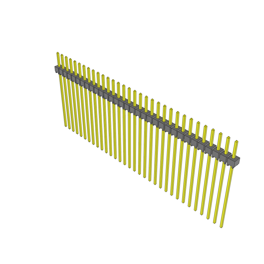 Headers & Wire Housings HTSW-132-27-G-S by Samtec