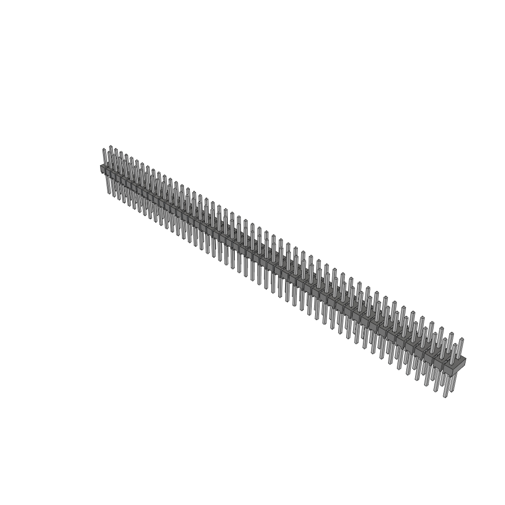 Headers & Wire Housings HTSW-150-22-T-D by Samtec