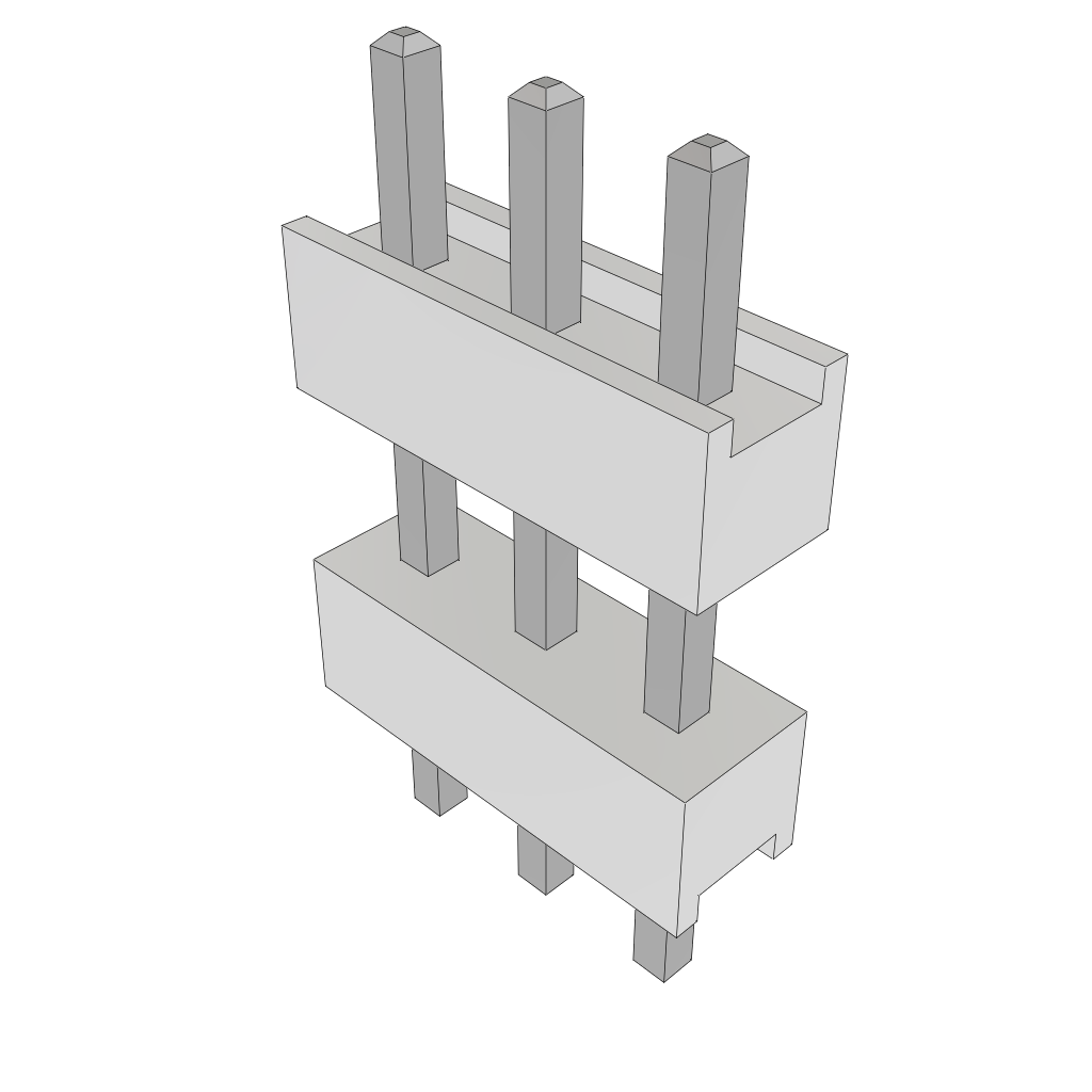 All Parts Connectors Backplane Connectors Hard Metric Connectors HW-03-08-T-S-320-105 by Samtec