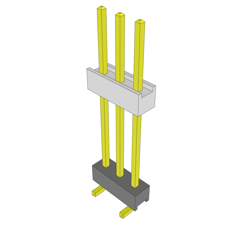 All Parts Connectors Backplane Connectors Hard Metric Connectors HW-03-12-G-S-698-SM by Samtec