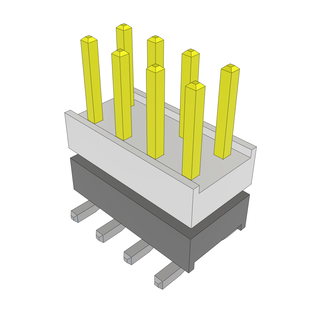 All Parts Connectors Backplane Connectors Hard Metric Connectors HW-04-08-S-D-280-SM-A by Samtec