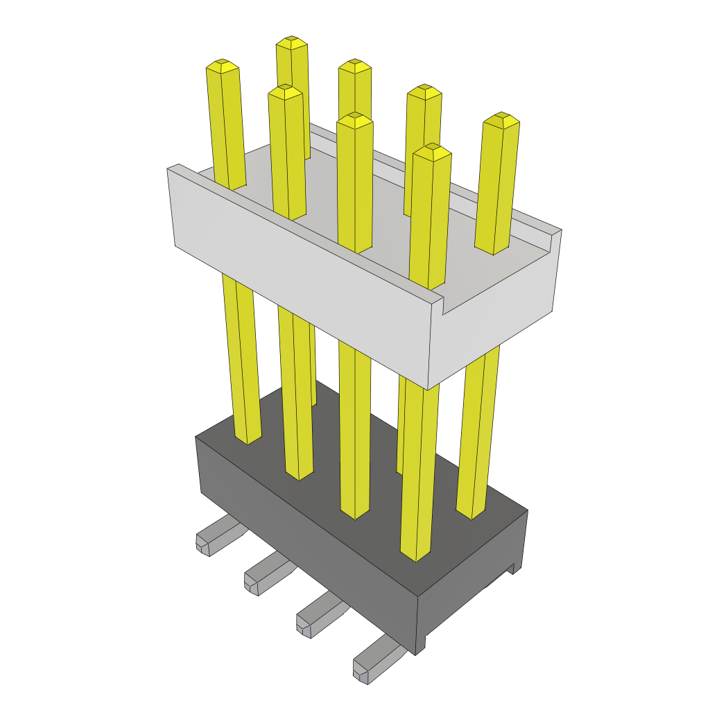 All Parts Connectors Backplane Connectors Hard Metric Connectors HW-04-09-F-D-540-SM by Samtec