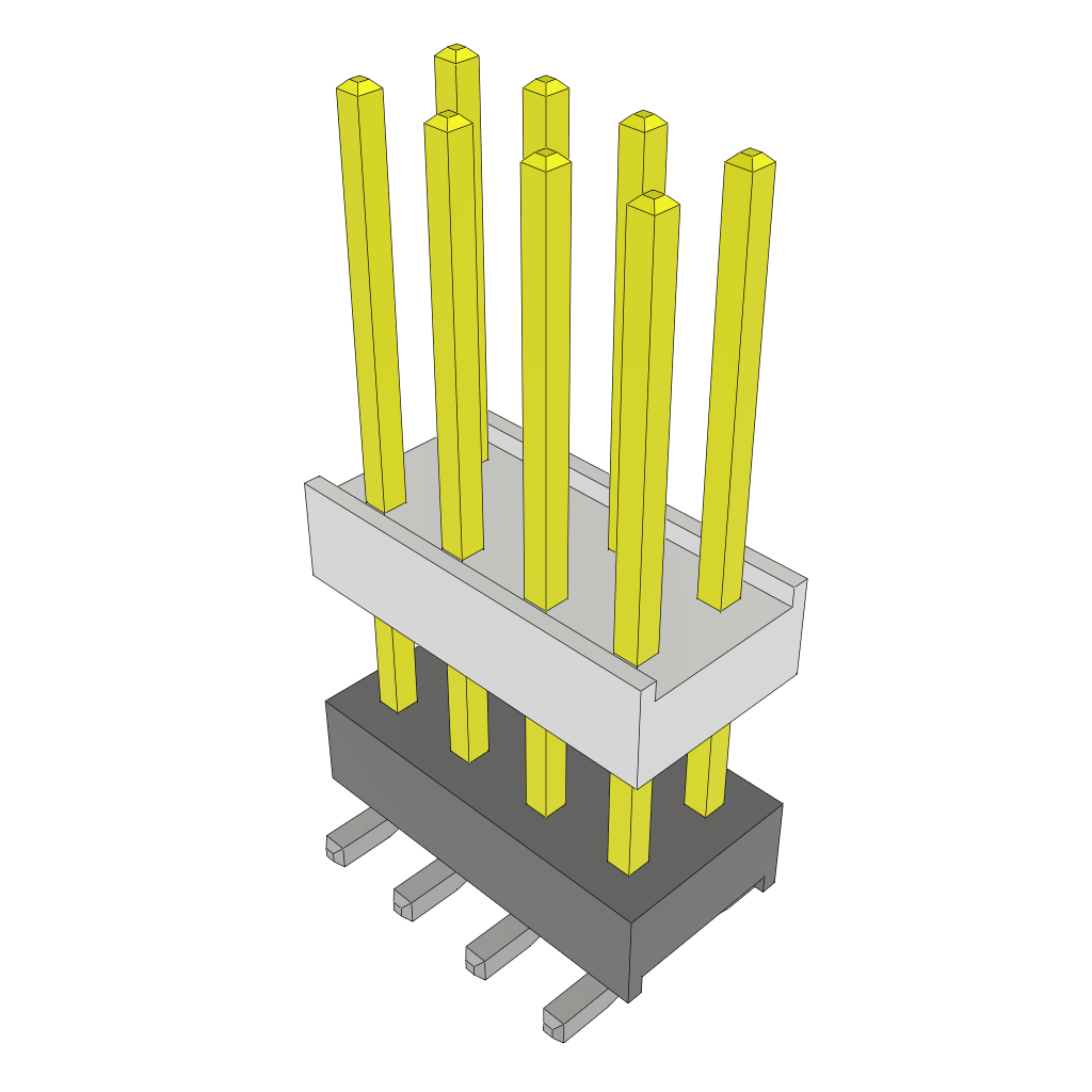 All Parts Connectors Backplane Connectors Hard Metric Connectors HW-04-10-L-D-400-SM by Samtec
