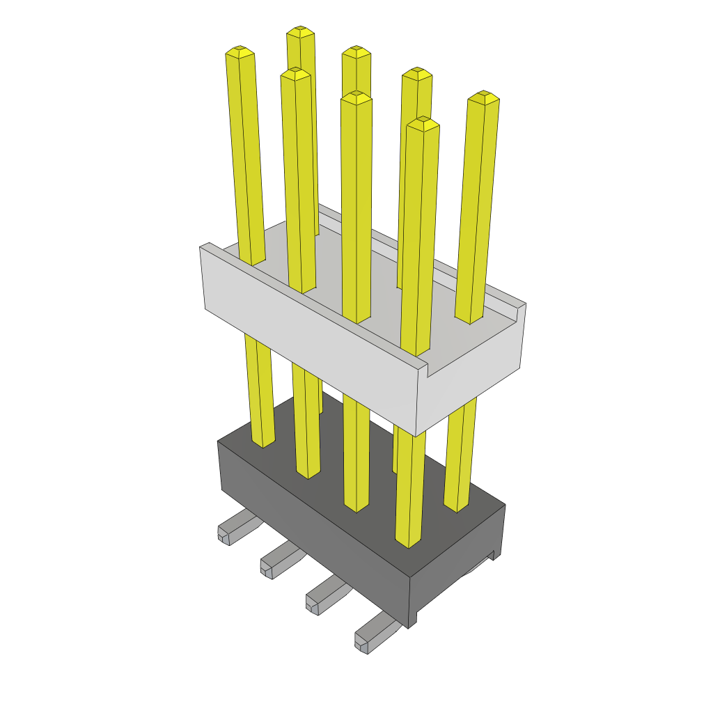 All Parts Connectors Backplane Connectors Hard Metric Connectors HW-04-10-L-D-489-SM-A by Samtec