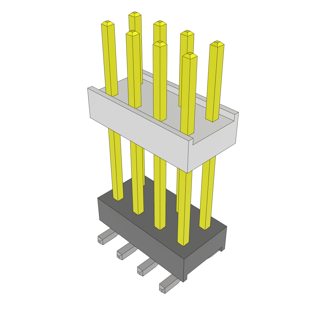 All Parts Connectors Backplane Connectors Hard Metric Connectors HW-04-10-S-D-565-SM-A by Samtec