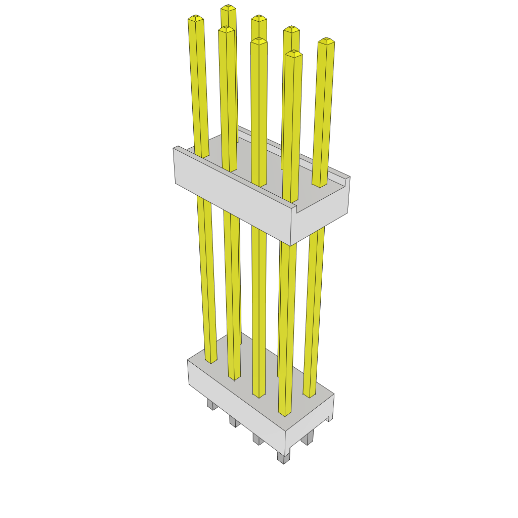 Board to Board & Mezzanine Connectors HW-04-13-S-D-800-100 by Samtec