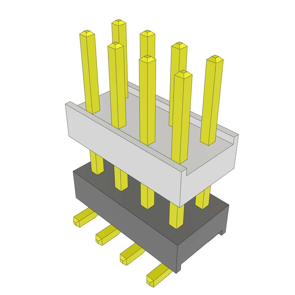 All Parts Connectors Backplane Connectors Hard Metric Connectors HW-04-15-G-D-370-SM by Samtec