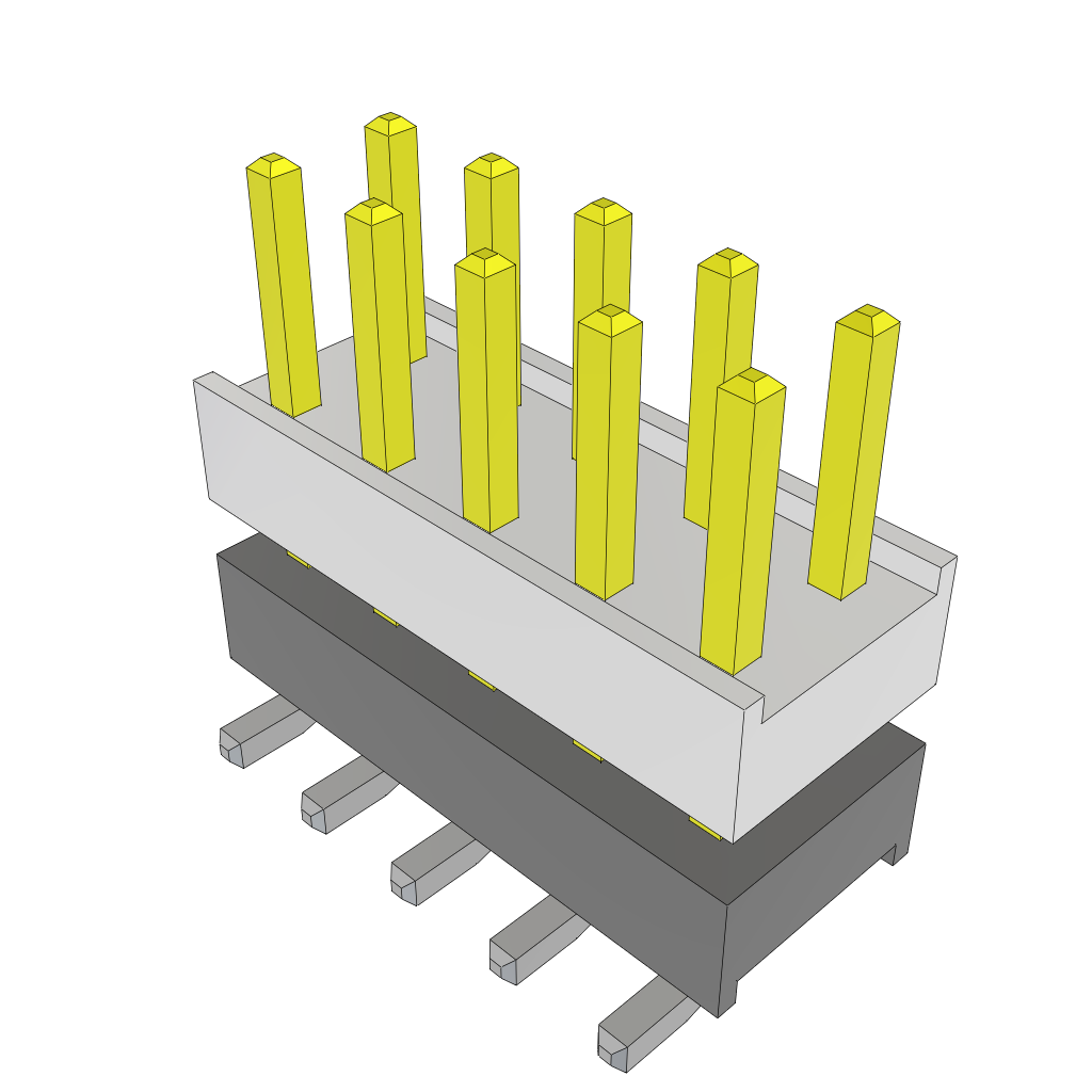 All Parts Power Products Batteries and Accessories Accessories Battery Housings-Cradles HW-05-08-F-D-300-SM by Samtec