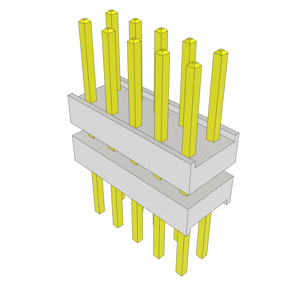 Board to Board & Mezzanine Connectors HW-05-09-G-D-250-240 by Samtec