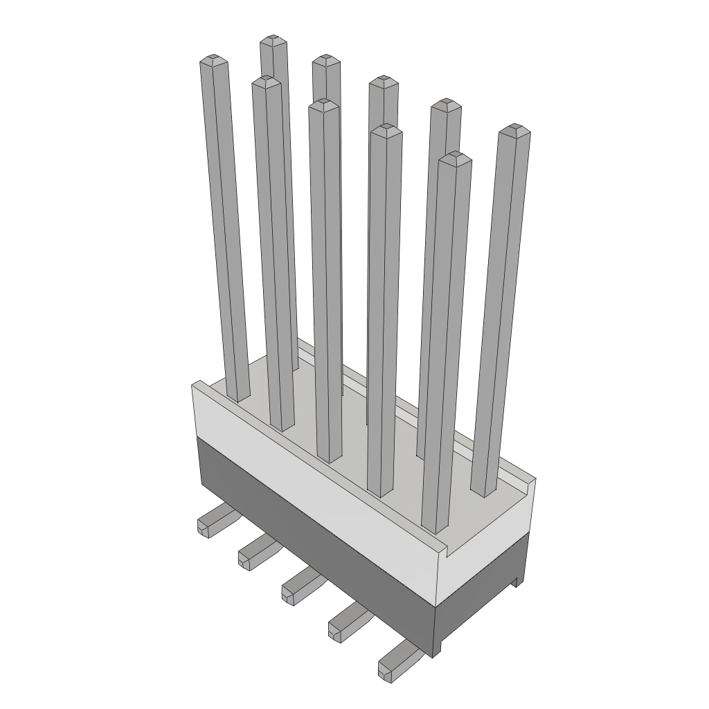 All Parts Connectors Backplane Connectors Hard Metric Connectors HW-05-10-T-D-251-SM by Samtec