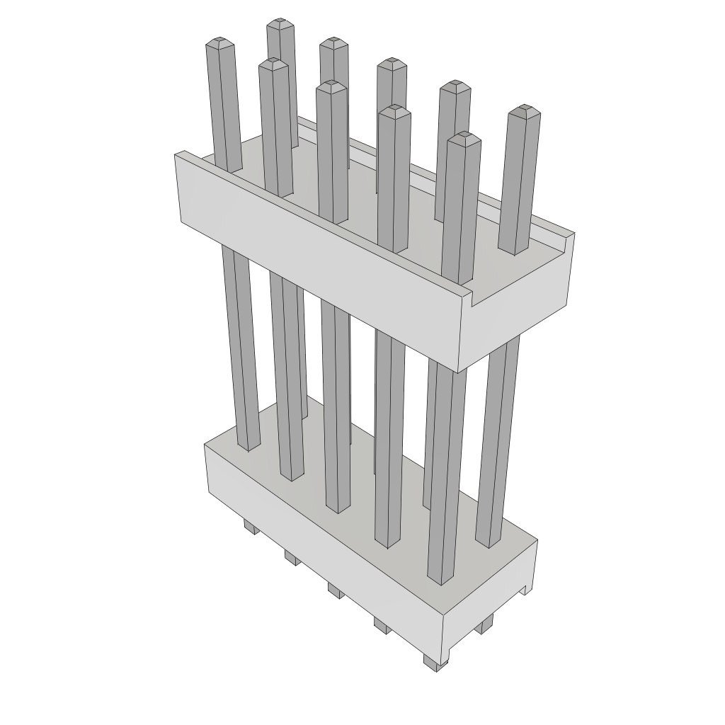 All Parts Connectors Backplane Connectors Hard Metric Connectors HW-05-10-T-D-591-084 by Samtec