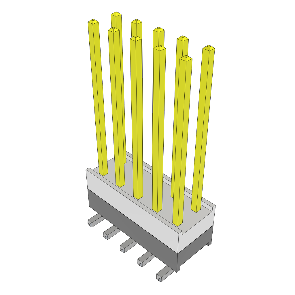 All Parts Connectors Backplane Connectors Hard Metric Connectors HW-05-11-F-D-250-SM by Samtec