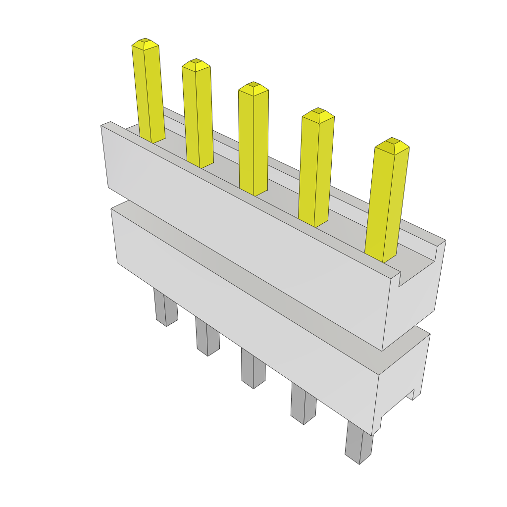 All Parts Connectors Backplane Connectors Hard Metric Connectors HW-05-17-F-S-236-122 by Samtec