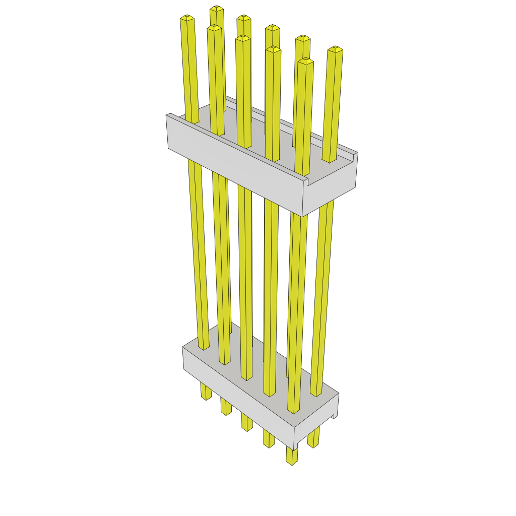 All Parts Connectors Backplane Connectors Hard Metric Connectors HW-05-19-G-D-925-135 by Samtec