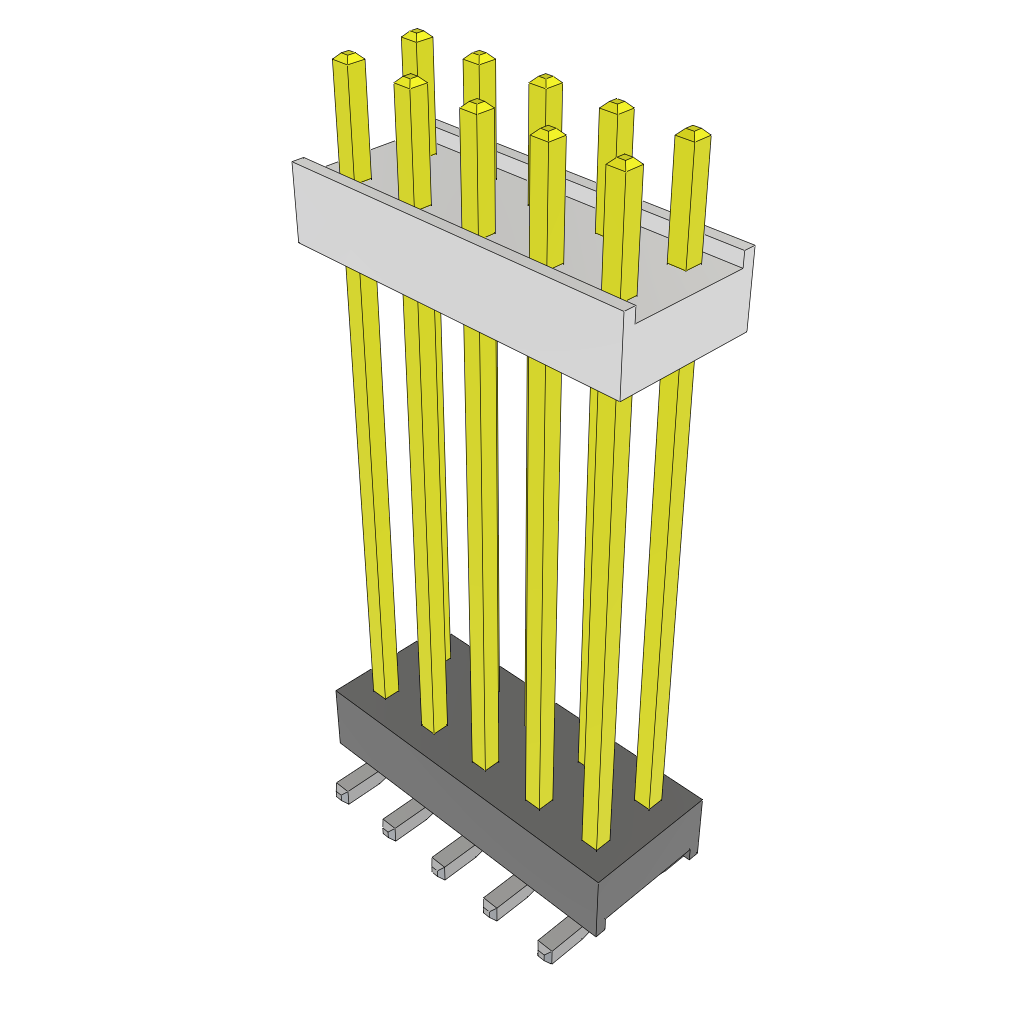 All Parts Connectors Backplane Connectors Hard Metric Connectors HW-05-20-L-D-940-SM by Samtec