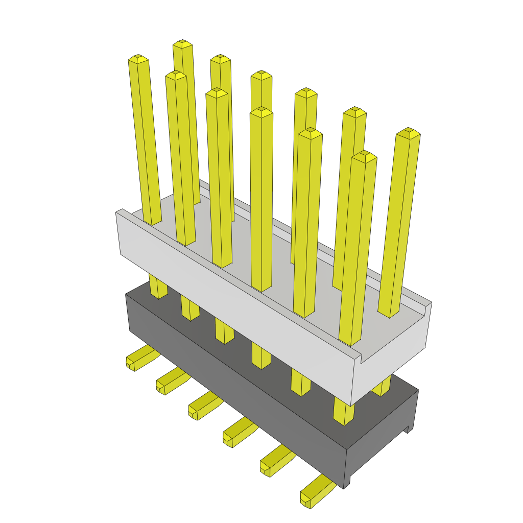 Board to Board & Mezzanine Connectors HW-06-09-G-D-350-SM by Samtec