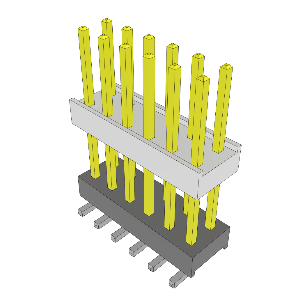Board to Board & Mezzanine Connectors HW-06-10-L-D-498-SM by Samtec