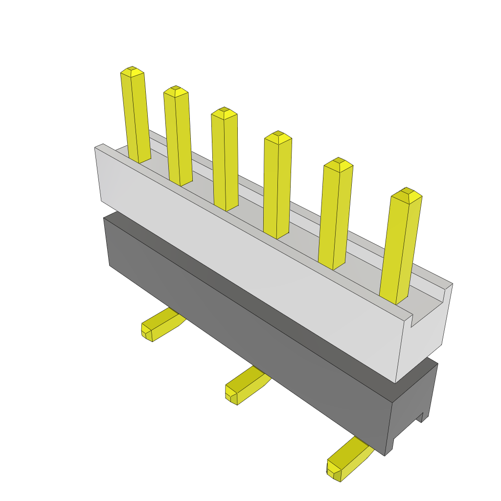 All Parts Connectors Backplane Connectors Hard Metric Connectors HW-06-17-G-S-283-SM by Samtec