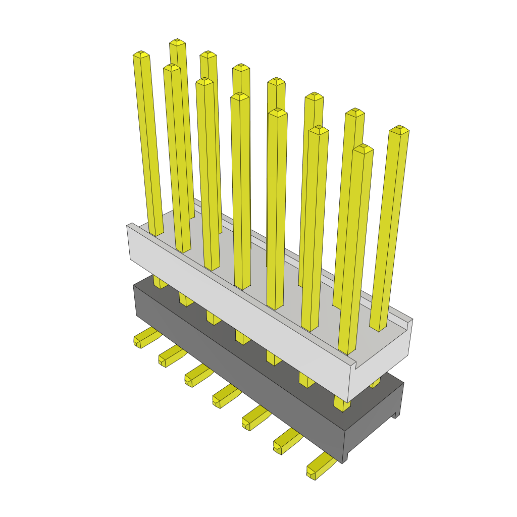 All Parts Connectors Backplane Connectors Hard Metric Connectors HW-07-10-G-D-330-SM-A by Samtec