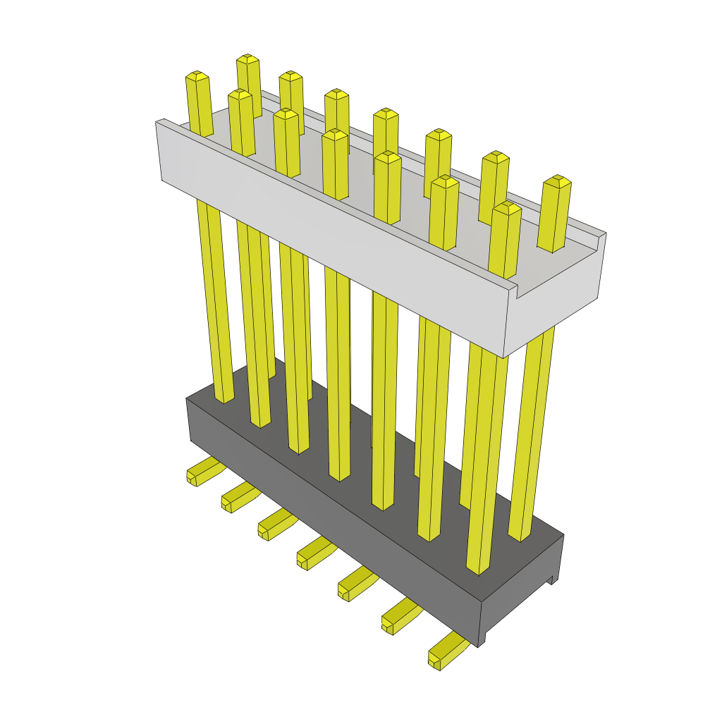 All Parts Connectors Backplane Connectors Hard Metric Connectors HW-07-10-G-D-686-SM-A by Samtec