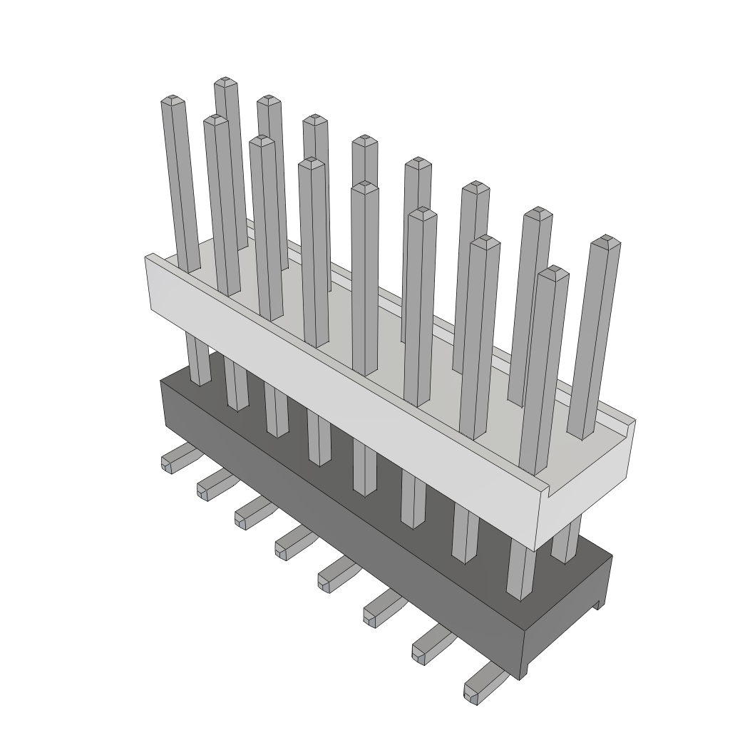 All Parts Connectors Backplane Connectors Hard Metric Connectors HW-08-09-T-D-395-SM by Samtec