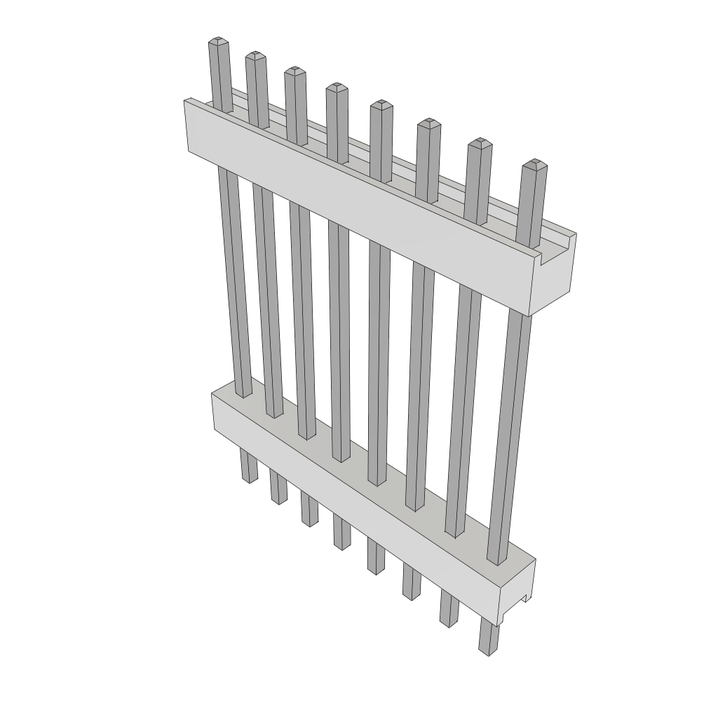 All Parts Connectors Backplane Connectors Hard Metric Connectors HW-08-12-T-S-765-150 by Samtec