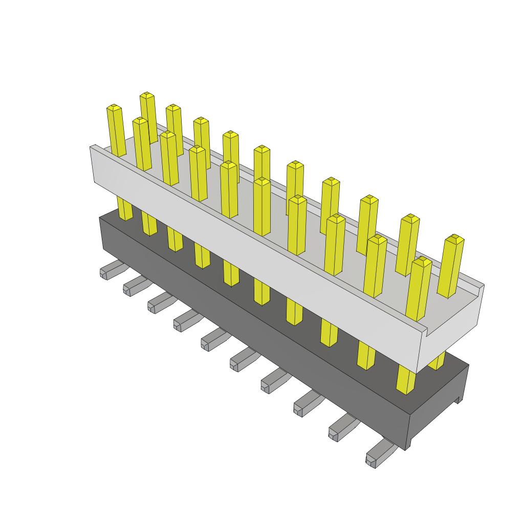 All Parts Connectors Smart Card Connectors HW-10-08-F-D-355-SM-A by Samtec