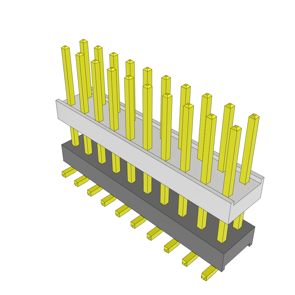 All Parts Connectors Backplane Connectors Hard Metric Connectors HW-10-09-G-D-400-SM by Samtec