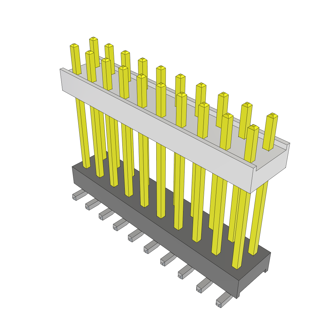 All Parts Connectors Backplane Connectors Hard Metric Connectors HW-10-10-F-D-655-SM by Samtec