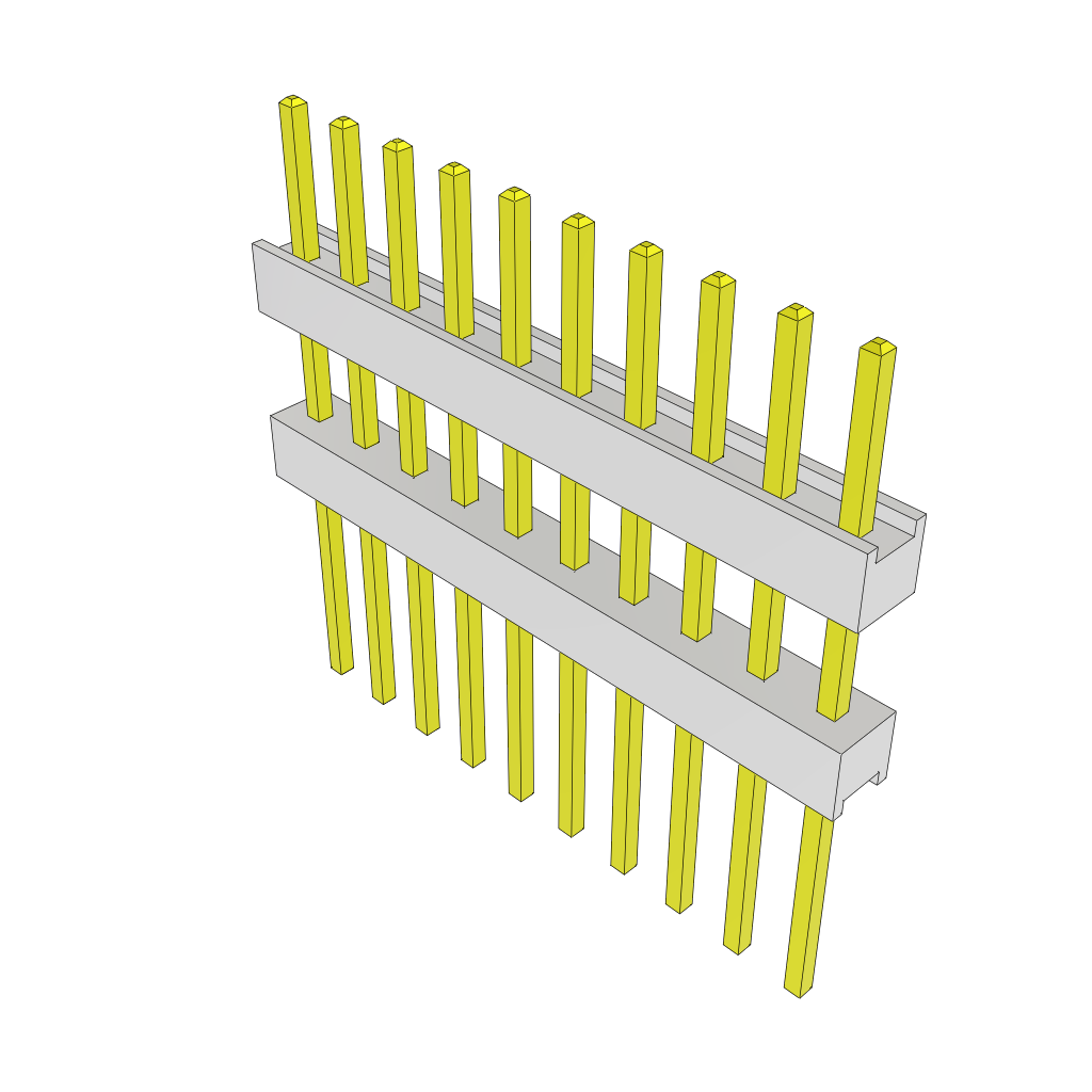 All Parts Connectors Backplane Connectors Hard Metric Connectors HW-10-11-G-S-365-365 by Samtec