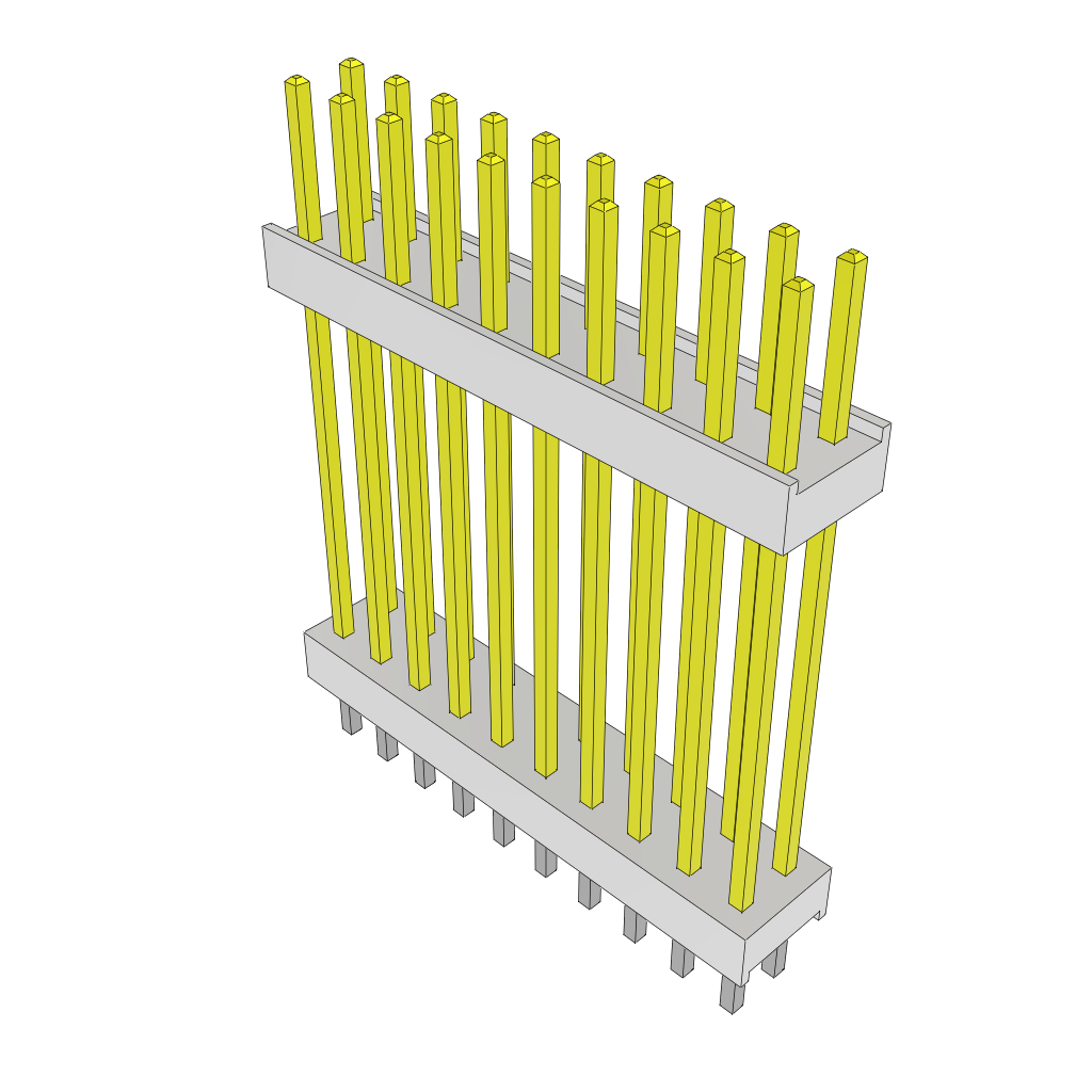 All Parts Connectors Backplane Connectors Hard Metric Connectors HW-10-13-LM-D-870-130 by Samtec
