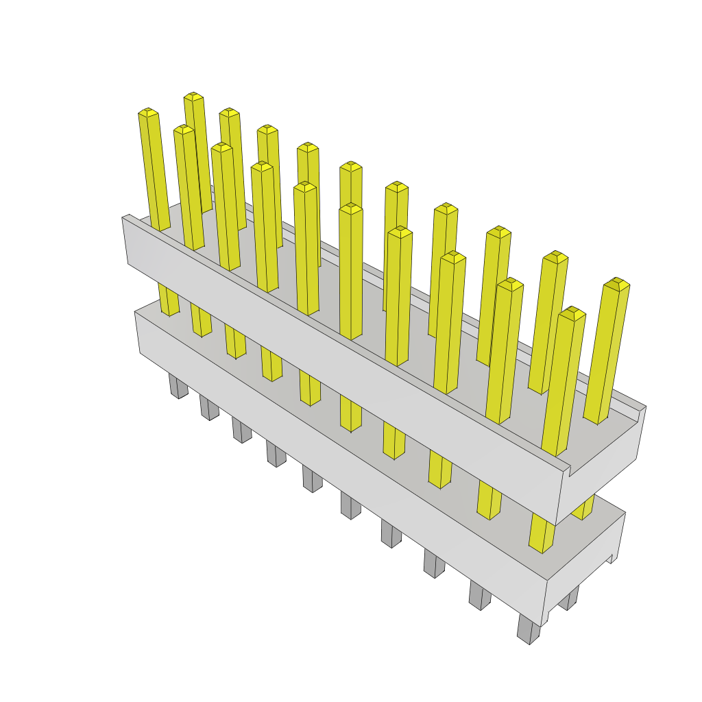All Parts Connectors Backplane Connectors Hard Metric Connectors HW-10-15-L-D-308-110 by Samtec