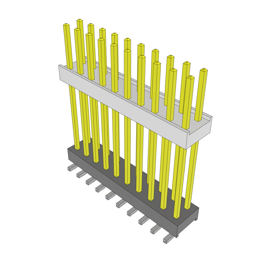 All Parts Connectors Backplane Connectors Hard Metric Connectors HW-10-20-F-D-800-SM by Samtec