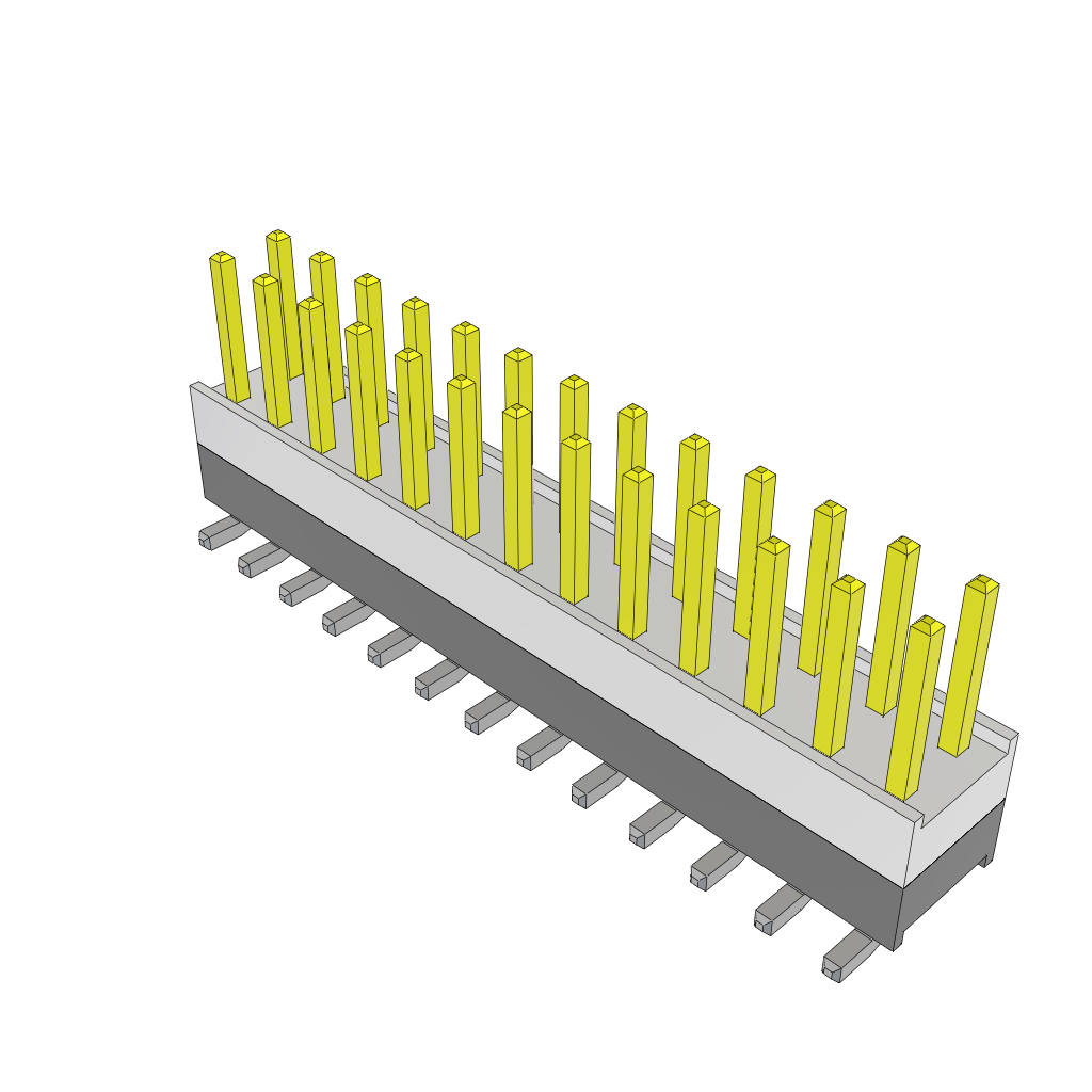 All Parts Connectors Backplane Connectors Hard Metric Connectors HW-13-08-S-D-250-SM by Samtec
