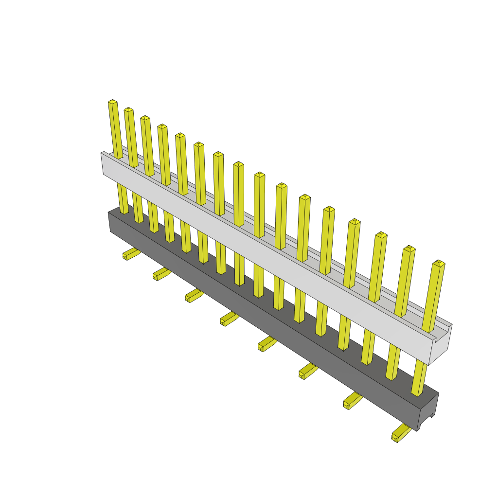 All Parts Connectors Backplane Connectors Hard Metric Connectors HW-16-09-G-S-435-SM by Samtec