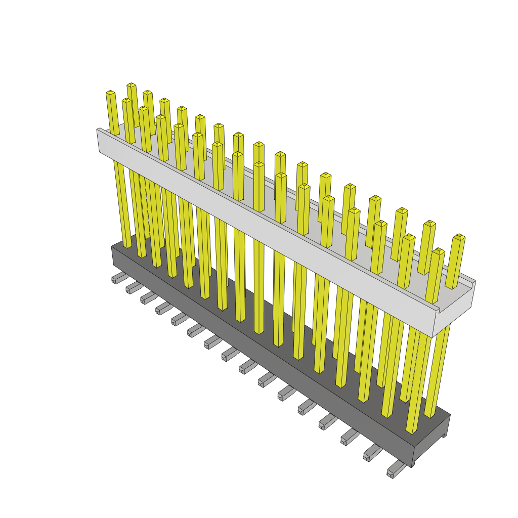 All Parts Connectors Backplane Connectors Hard Metric Connectors HW-16-11-F-D-705-SM by Samtec