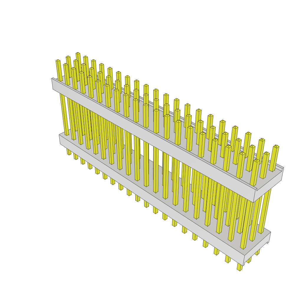 All Parts Connectors Backplane Connectors Hard Metric Connectors HW-20-11-G-T-649-118 by Samtec