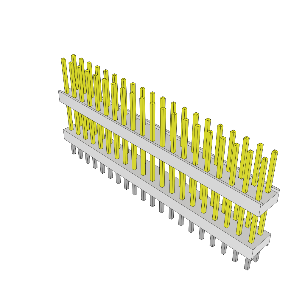 All Parts Connectors Backplane Connectors Hard Metric Connectors HW-20-11-S-D-480-160 by Samtec