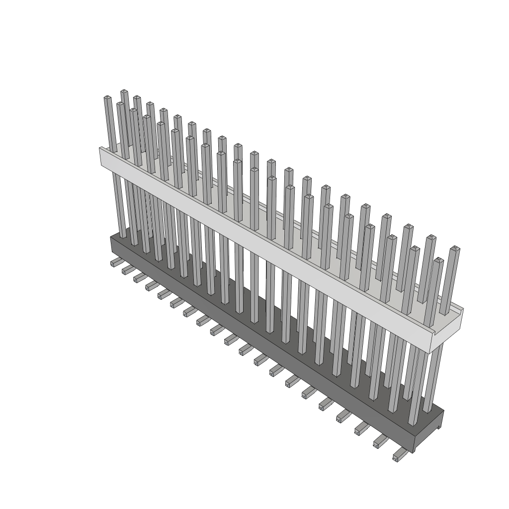 All Parts Connectors Backplane Connectors Hard Metric Connectors HW-20-12-T-D-687-SM by Samtec