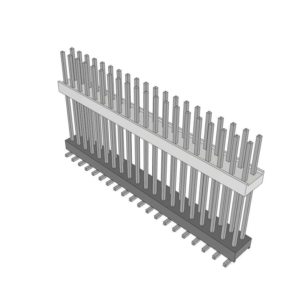 All Parts Connectors Backplane Connectors Hard Metric Connectors HW-20-20-T-D-780-SM by Samtec