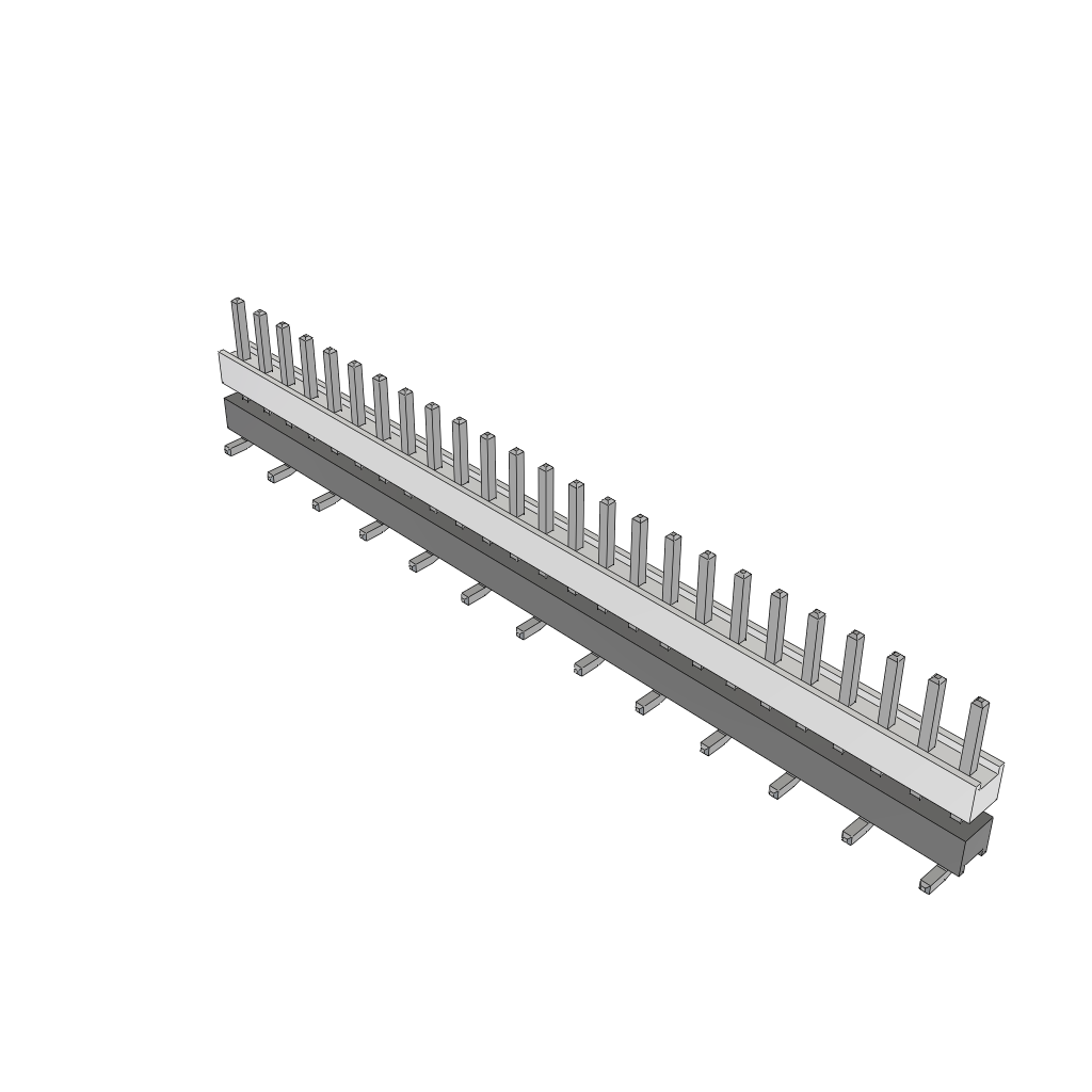 All Parts Connectors Backplane Connectors Hard Metric Connectors HW-25-08-T-S-300-SM by Samtec