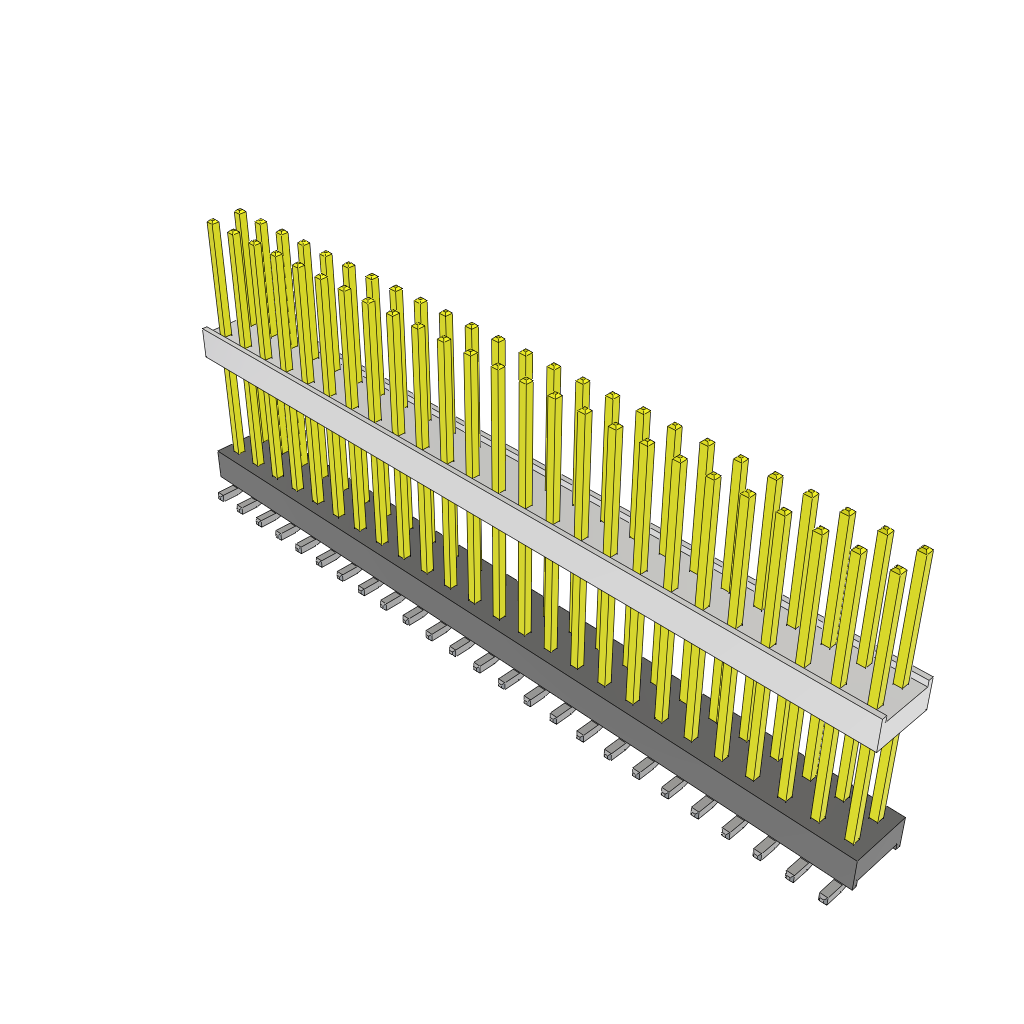 All Parts Connectors Backplane Connectors Hard Metric Connectors HW-25-12-L-D-600-SM by Samtec
