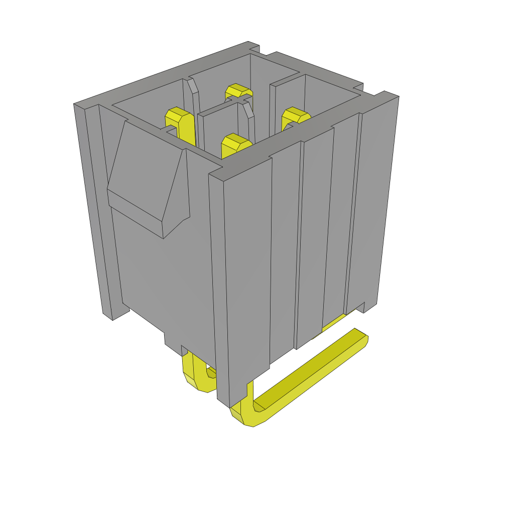 All Parts Power Products Batteries and Accessories Accessories Battery Housings-Cradles IPL1-102-01-H-D-RA-K by Samtec