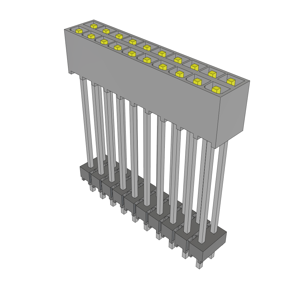All Parts Connectors PC Board Board to Board IPT1-110-08-S-D by Samtec