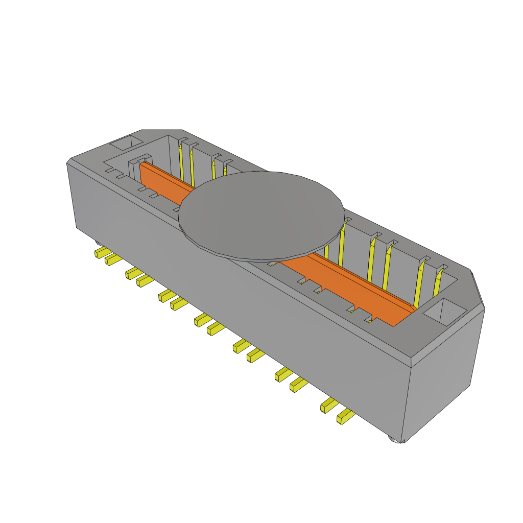 All Parts Connectors rugged connector QTE-014-01-L-D-DP-A-K-TR by Samtec Inc.